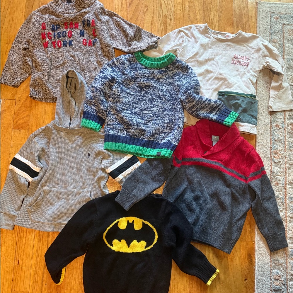 Bundle of 6 GAP Zara HM boys Sweaters